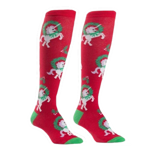 Horn for the Holidays - Knee Highs by Sock it to Me