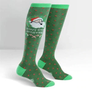 Don't Stop Believing - Knee Highs by Sock it to Me