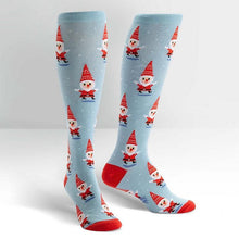 Load image into Gallery viewer, Santa Gnome - Knee Highs by Sock it to Me
