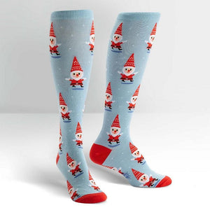 Santa Gnome - Knee Highs by Sock it to Me