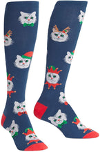 Load image into Gallery viewer, Santa Claws - Knee Highs by Sock it to Me
