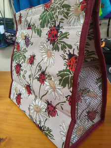 Tapestry Shopper Bag - Red Pug