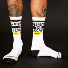 Load image into Gallery viewer, Respect the Locals... Crew Socks by Gumball Poodle
