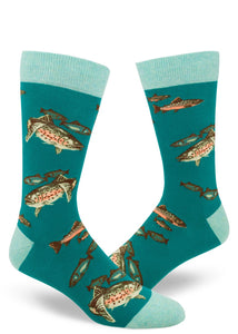 Trout Fishing - Men's Crew by Modsocks