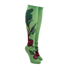 Load image into Gallery viewer, Red Beets - Knee Highs by Modsocks
