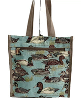 Load image into Gallery viewer, Tapestry Shopper Bag - Duck
