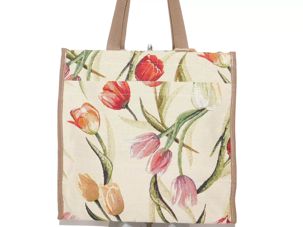 Tapestry Shopper Bag - Tulip