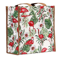 Load image into Gallery viewer, Tapestry Shopper Bag - Flamingo
