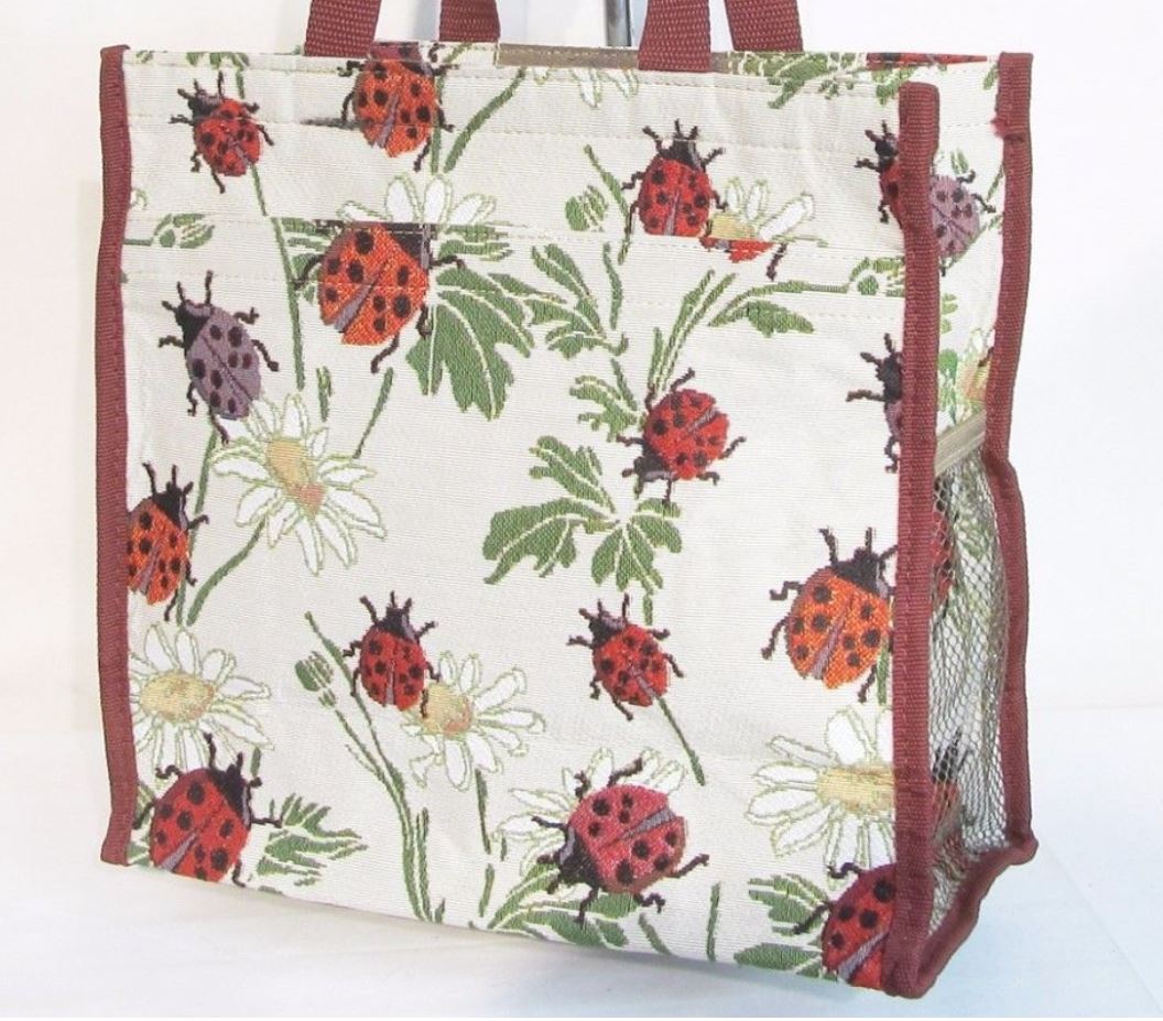 Tapestry Shopper Bag - Ladybug