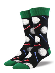 Tee It Up - Men's Crew Socks by Socksmith (2 colours)