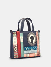 Load image into Gallery viewer, Jane Austen Bookworm ~ Leather Grab Bag
