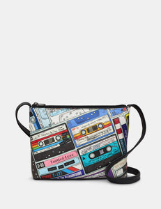 Back to the 80's ~ Leather Small Cross Body Bag