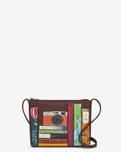 Load image into Gallery viewer, Travel Bookworm ~ Leather Small Cross Body Bag
