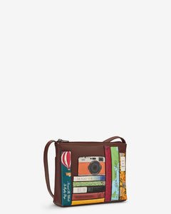 Travel Bookworm ~ Leather Small Cross Body Bag