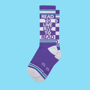 Read to Live... Crew Socks by Gumball Poodle