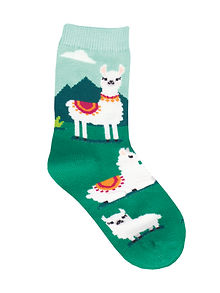 Yo Llama Kids Socks by Socksmith