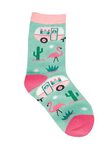 Retro Glamp Kids Socks by Socksmith