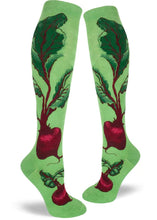 Load image into Gallery viewer, Red Beets - Knee Highs by Modsocks
