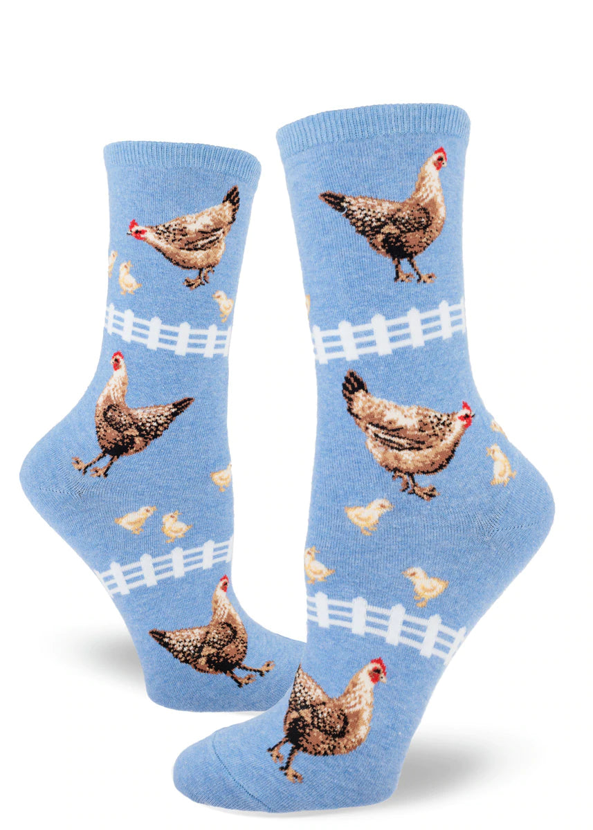 Backyard Chicken - Ladies Crew by Modsocks