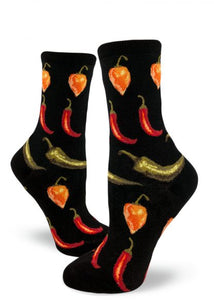 Hot Chili Peppers - Ladies Crew by Modsocks