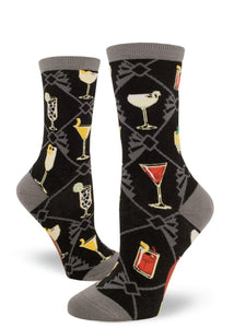 Speakeasy Cocktails - Ladies Crew by Modsocks