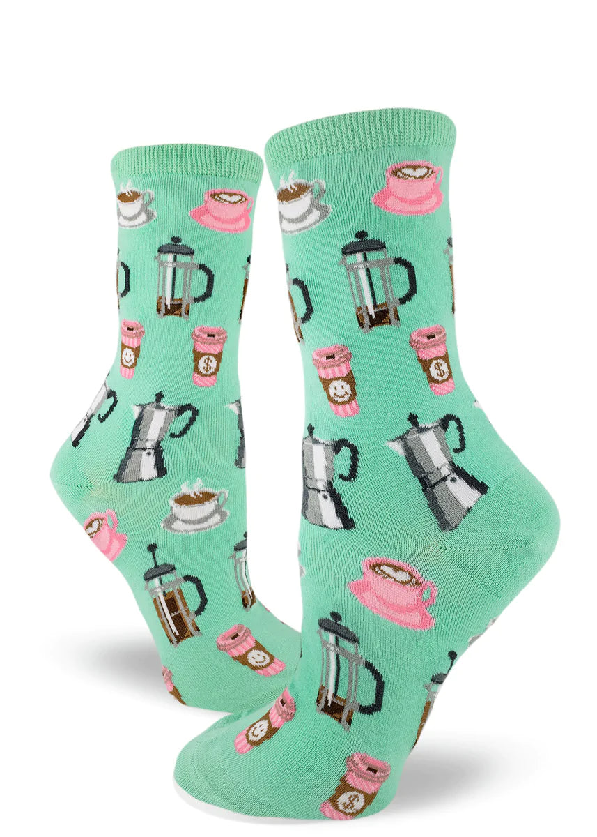 Coffee Break - Ladies Crew by Modsocks