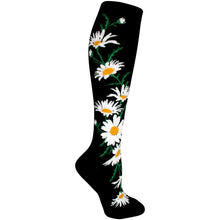 Load image into Gallery viewer, Crazy for Daisies - Knee Highs by Modsocks
