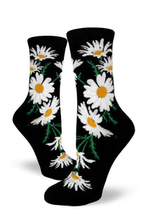 Crazy for Daisies - Ladies Crew by Modsocks
