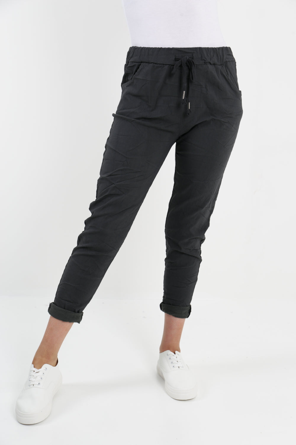 Italian Magic Pants Original Charcoal