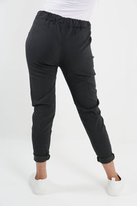Italian Magic Pants Original Charcoal
