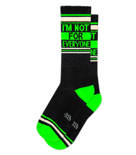 Load image into Gallery viewer, I&#39;m Not For Everyone Crew Socks by Gumball Poodle
