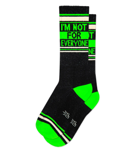 I'm Not For Everyone Crew Socks by Gumball Poodle