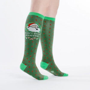 Don't Stop Believing - Knee Highs by Sock it to Me