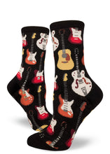 Load image into Gallery viewer, Classic Guitar - Ladies Crew by Modsocks
