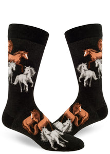 Majestic Horses - Men's Crew by Modsocks