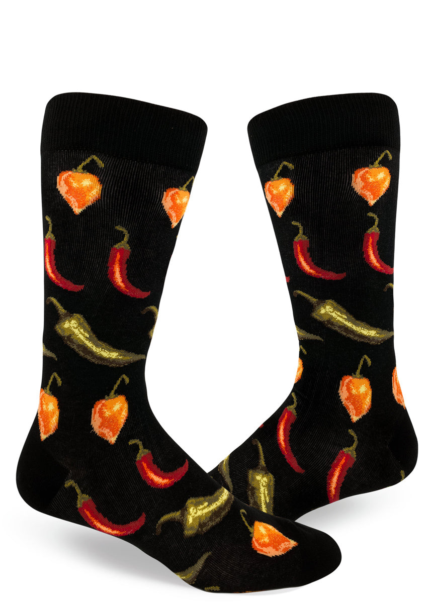 Hot Chili Peppers - Men's Crew by Modsocks