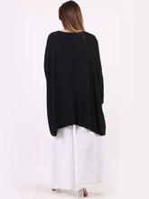 Load image into Gallery viewer, Italian Peasant Top Black Sz 14-24
