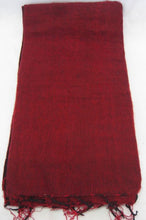 Load image into Gallery viewer, Nepalese Made Wool Throw/Blanket - Red
