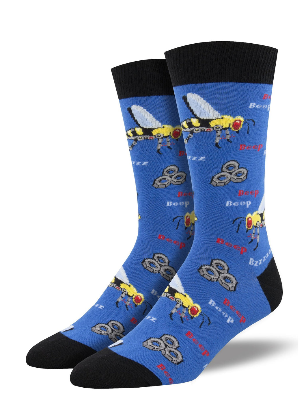 Buzzted - Men's Crew Socks by Socksmith