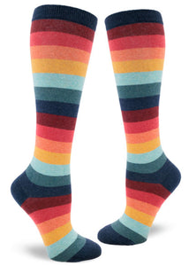 Retro 70's Stripe - Knee Highs by Modsocks