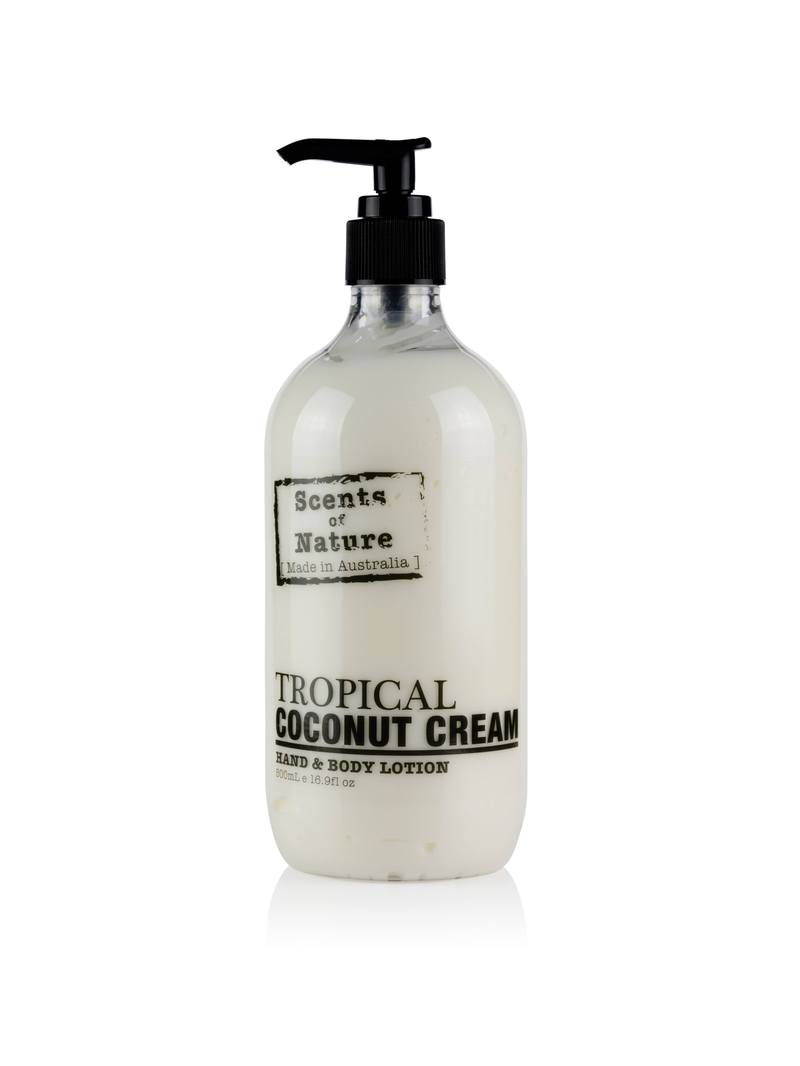 Tropical Coconut Cream Hand & Body Lotion 500ml