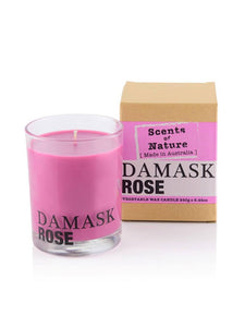Damask Rose Soy Candle 240g