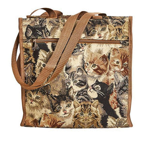 Tapestry Shopper Bag - Kittens