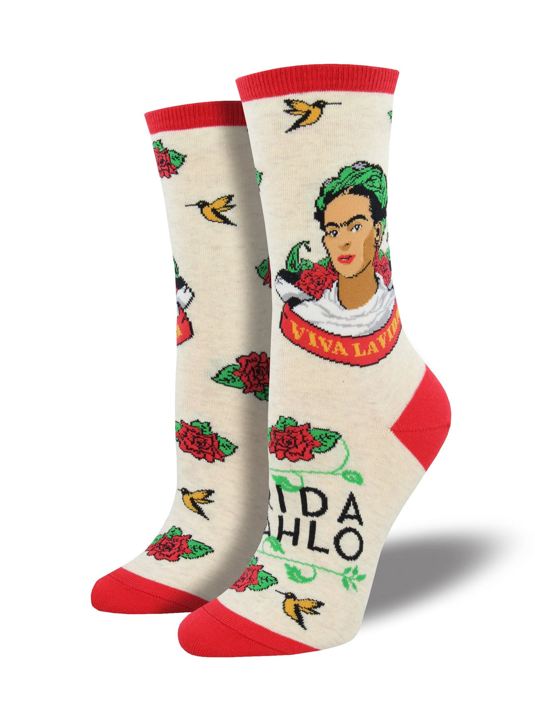 Viva La Frida - Ladies Crew by Socksmith
